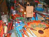 Addams Family pinball dot matrix