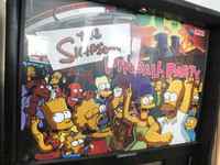 Simpsons pinball party backglass