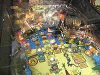 Pirates of the Caribbean pinball playfield