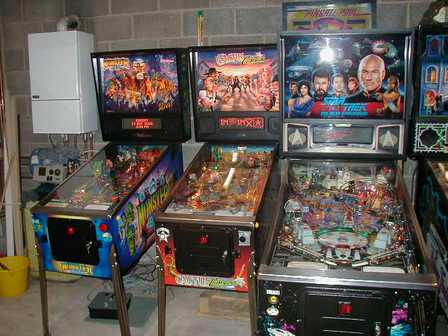 pinball machines