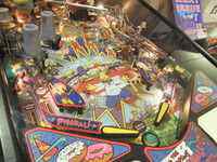 Simpsons pinball party playfield