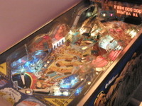 White water pinball playfield