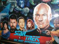 Star trek next generation pinball backglass