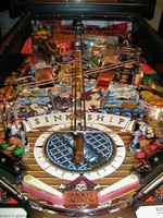 Black Rose pinball translite
