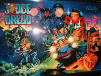 Judge Dredd pinball fotos