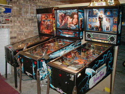 Pinball machines in private ownership
