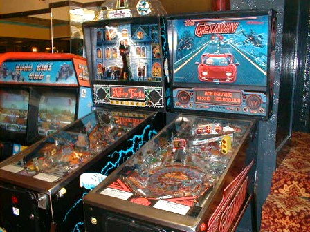 Adams Family and Getaway pinballs