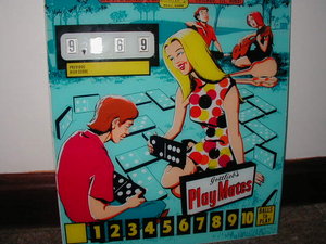 Playmates pinball backglass