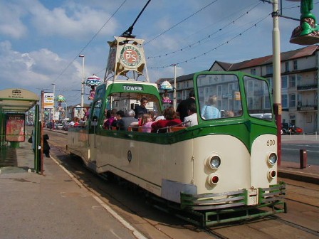 Blackpool boat tram