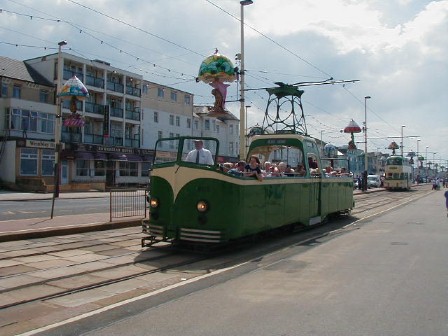 Blackpool tram 605