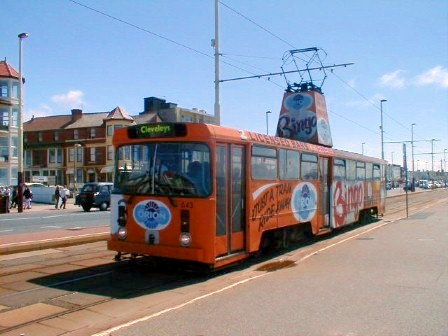 Blackpool tram 643