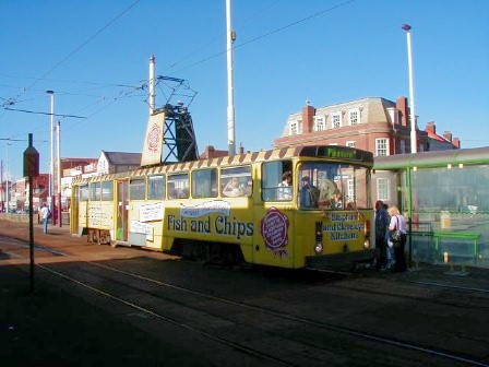 Blackpool tram 644
