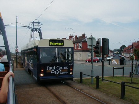 Blackpool tram 646