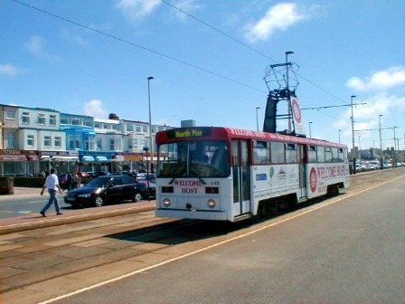 Blackpool tram 648