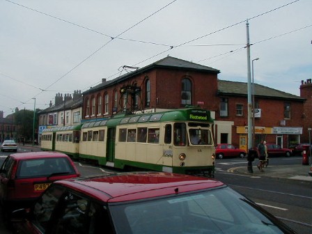 Blackpool tram 674 684