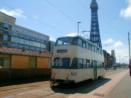 Blackpool tram 702