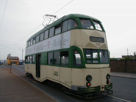 Blackpool tram 710