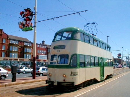 Blackpool tram 713
