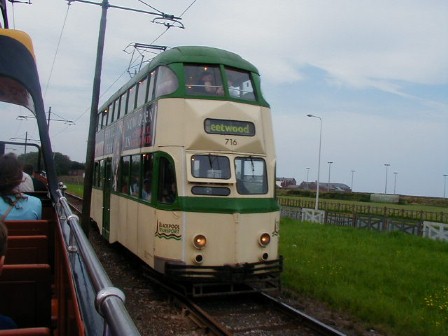 Blackpool tram 716