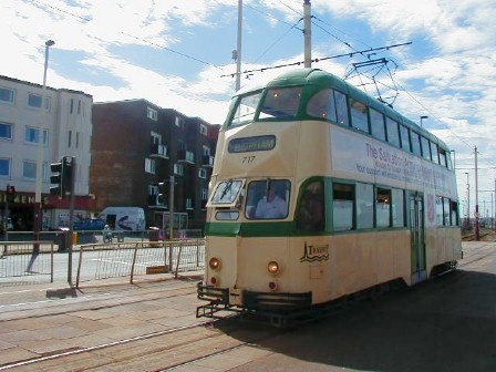 Blackpool tram 717