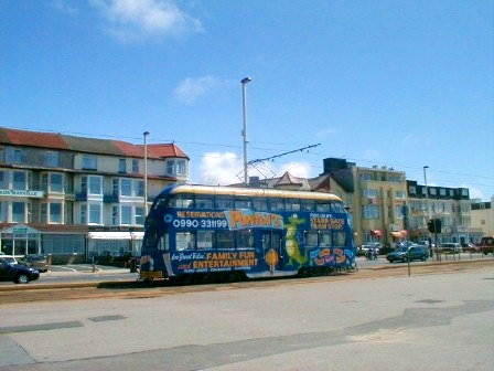 Blackpool tram 722