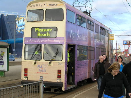 Blackpool tram 761