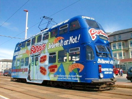 Blackpool tram 723