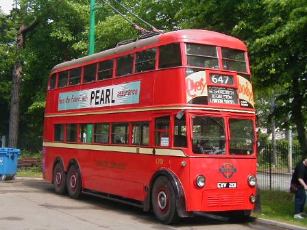 London 1201 trolleybus