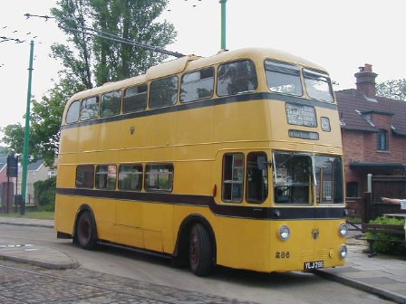 Bournemouth trolleybus 286