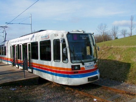 Sheffield tram Yorkshire