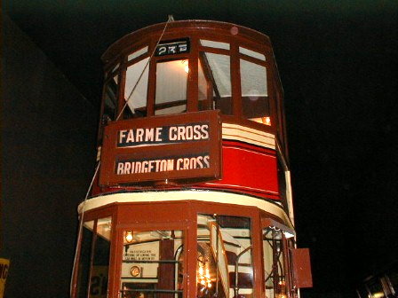 Crich trams at night