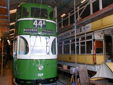 Crich Liverpool tram 869